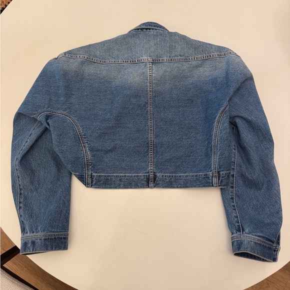 ALAÏA Cropped Denim Jacket - Picture 10 of 10